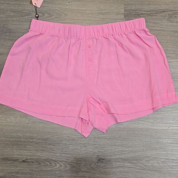 Juicy Couture 2-PK Cherry Print & Rhinestone Signature Logo Lounge Shorts - Picture 6 of 7